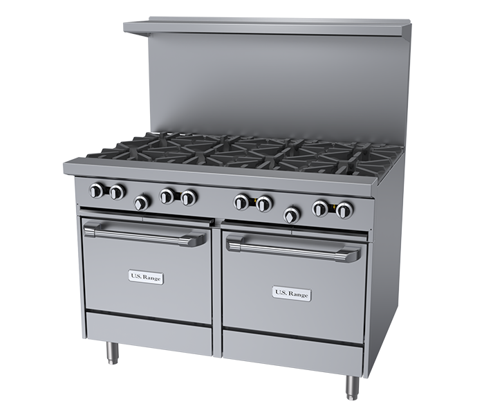 US Range U48-8 U-Series 48" Open Burner Range