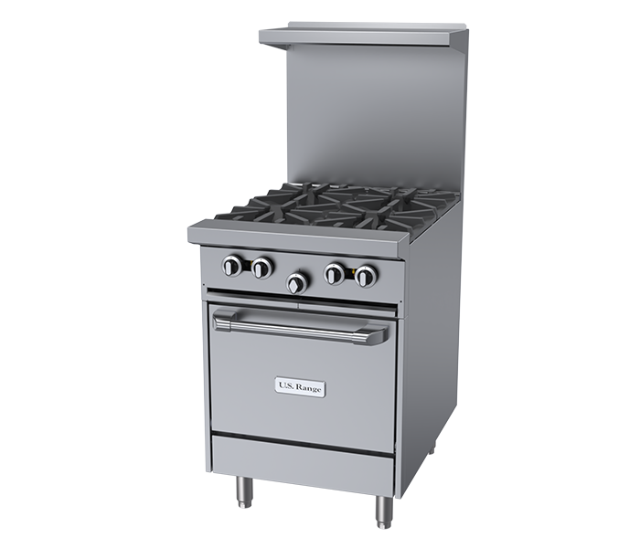 US Range U24-4 U-Series 24" Open Burner Range