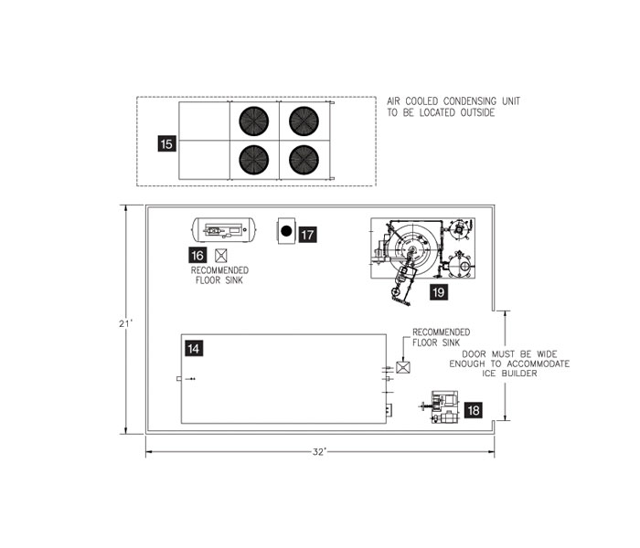 Cook chill system plan G: 20,000 meals per day