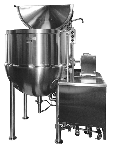 HAMKDL: direct steam stationary mixer kettle horizontal agitator