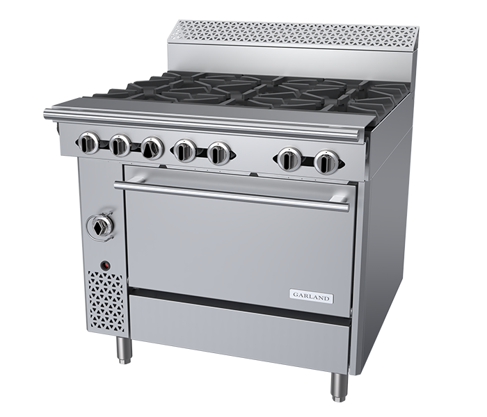 Garland Cuisine HD Open Burner Top Range C36-6R